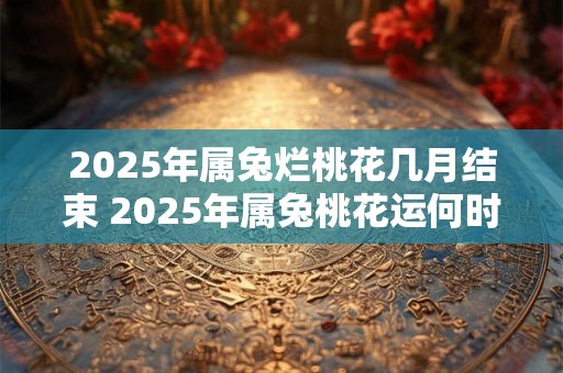 2025年属兔烂桃花几月结束 2025年属兔桃花运何时结束