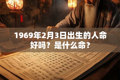 1969年2月3日出生的人命好吗？是什么命？
