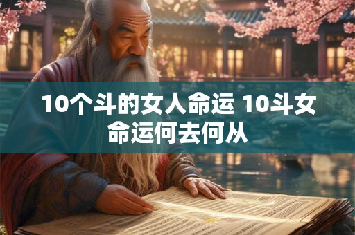 10个斗的女人命运 10斗女命运何去何从