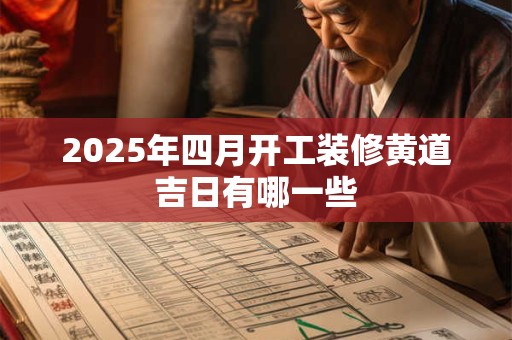 2026年四月开工装修黄道吉日有哪一些 2026年四月开工装修黄道吉日有哪一些