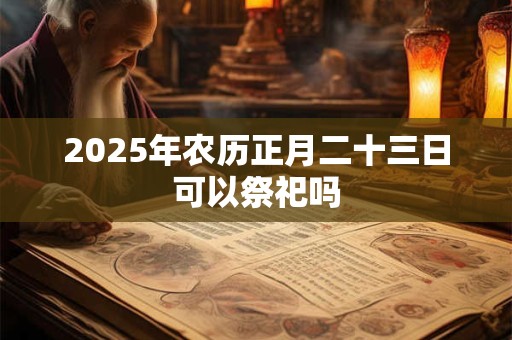 2025年农历正月二十三日可以祭祀吗
