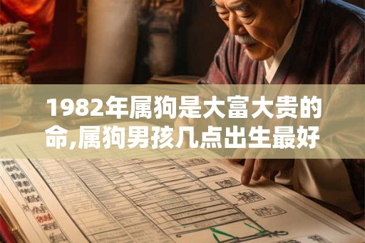 1982年属狗是大富大贵的命,属狗男孩几点出生最好命