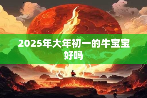 2025年大年初一的牛宝宝好吗 2025年大年初一的牛宝宝好吗