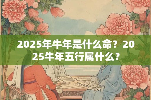 2025年牛年是什么命？2025牛年五行属什么？