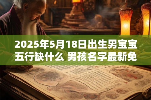 2025年5月18日出生男宝宝五行缺什么 男孩名字最新免费版