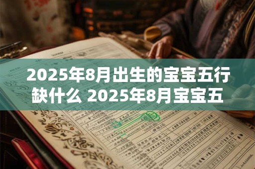 2025年8月出生的宝宝五行缺什么 2025年8月宝宝五行短缺何物