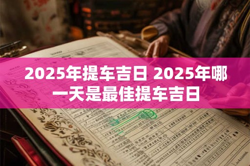 2025年提车吉日 2025年哪一天是最佳提车吉日