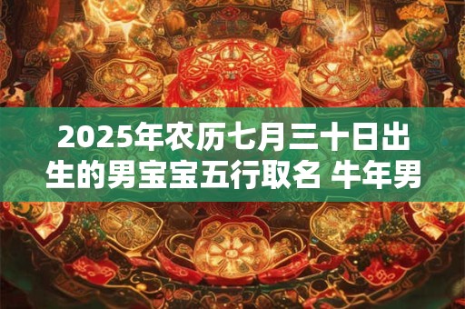 2025年农历七月三十日出生的男宝宝五行取名 牛年男孩最佳名字推荐 2025年农历七月三十日出生的男宝宝五行取名 牛年男孩最佳名字推荐