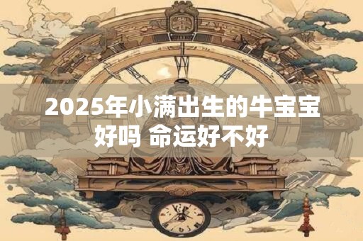 2025年小满出生的牛宝宝好吗 命运好不好 2025年小满出生的牛宝宝好吗 命运好不好