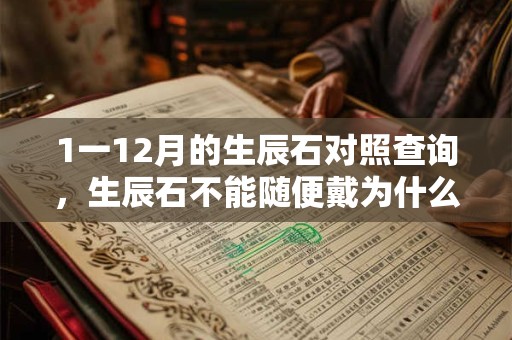 1一12月的生辰石对照查询,生辰石不能随便戴为什么 1一12月的生辰石对照查询,生辰石不能随便戴为什么