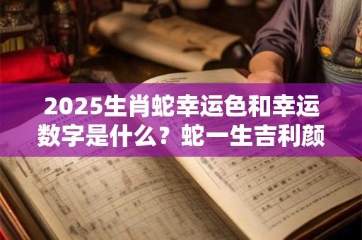 2025生肖蛇幸运色和幸运数字是什么？蛇一生吉利颜色数字查询