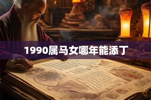 1990属马女哪年能添丁 1990属马女哪年能添丁
