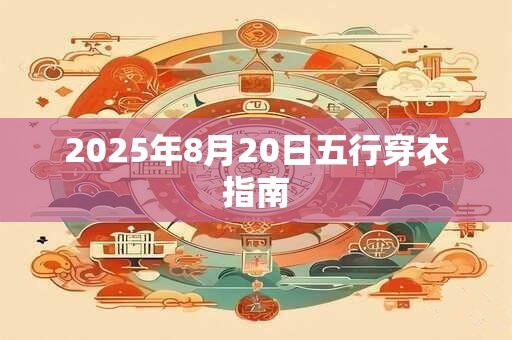 2025年8月20日五行穿衣指南