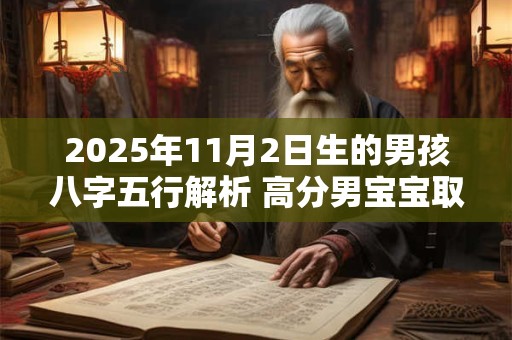 2025年11月2日生的男孩八字五行解析 高分男宝宝取名字