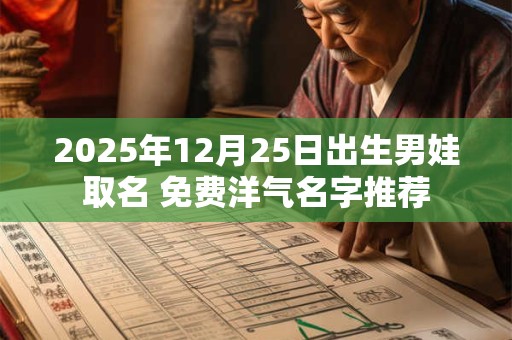 2025年12月25日出生男娃取名 免费洋气名字推荐
