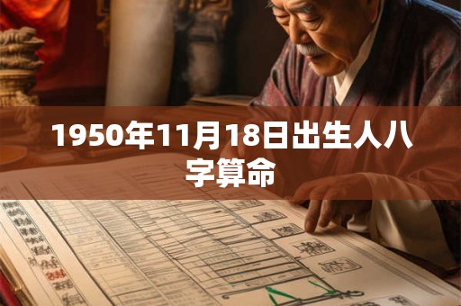 1950年11月18日出生人八字算命 1950年11月18日出生人八字算命