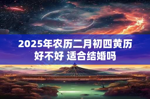 2025年农历二月初四黄历好不好 适合结婚吗 2025年农历二月初四黄历好不好 适合结婚吗