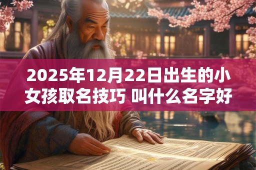 2025年12月22日出生的小女孩取名技巧 叫什么名字好