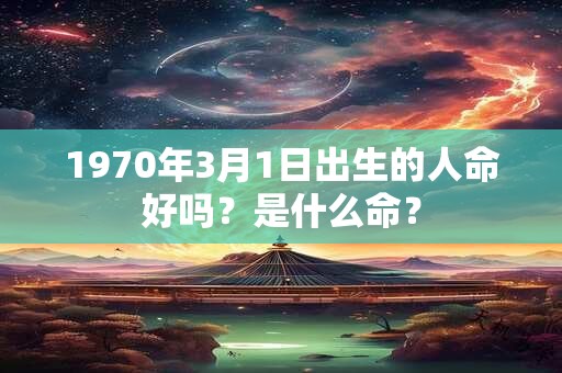 1970年3月1日出生的人命好吗？是什么命？