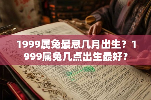 1999属兔最忌几月出生？1999属兔几点出生最好？