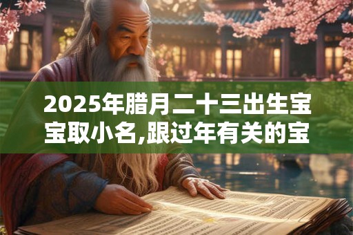 2025年腊月二十三出生宝宝取小名,跟过年有关的宝宝小名 2025年腊月二十三出生宝宝取小名,跟过年有关的宝宝小名