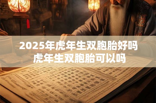 2025年虎年生双胞胎好吗 虎年生双胞胎可以吗