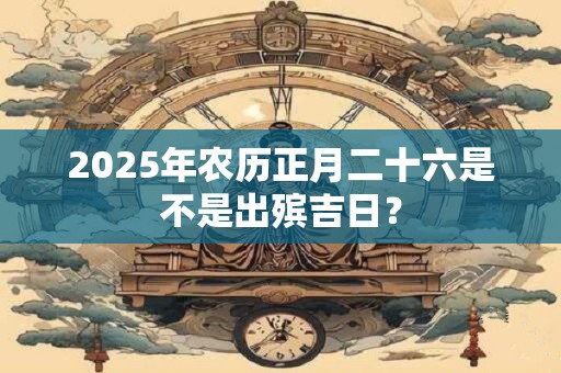 2025年农历正月二十六是不是出殡吉日？