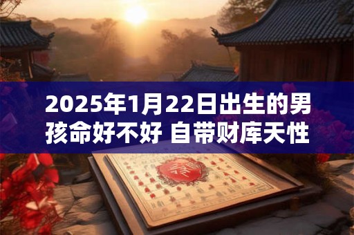 2025年1月22日出生的男孩命好不好 自带财库天性温和