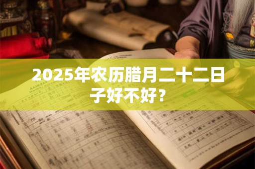 2025年农历腊月二十二日子好不好？