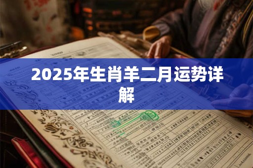 2025年生肖羊二月运势详解 2025年生肖羊二月运势详解