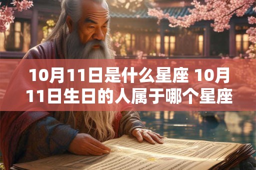 10月11日是什么星座 10月11日生日的人属于哪个星座