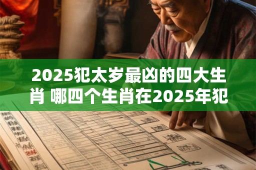 2025犯太岁最凶的四大生肖 哪四个生肖在2025年犯太岁最凶