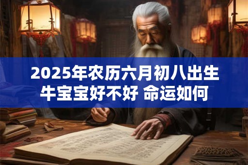 2025年农历六月初八出生牛宝宝好不好 命运如何