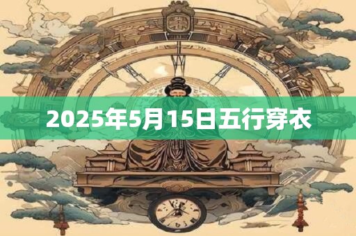 2025年5月15日五行穿衣