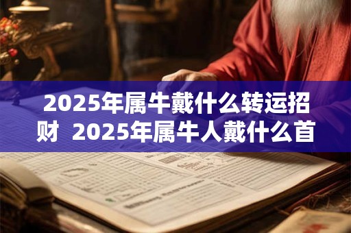 2025年属牛戴什么转运招财  2025年属牛人戴什么首饰好