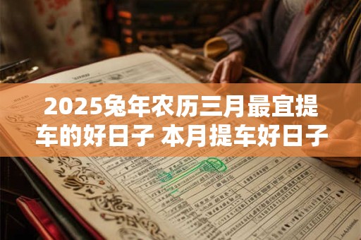 2025兔年农历三月最宜提车的好日子 本月提车好日子