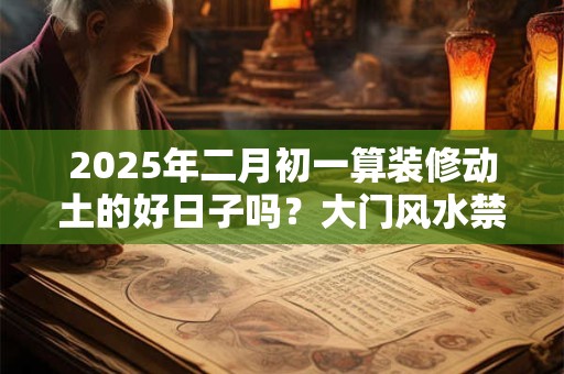2025年二月初一算装修动土的好日子吗？大门风水禁忌