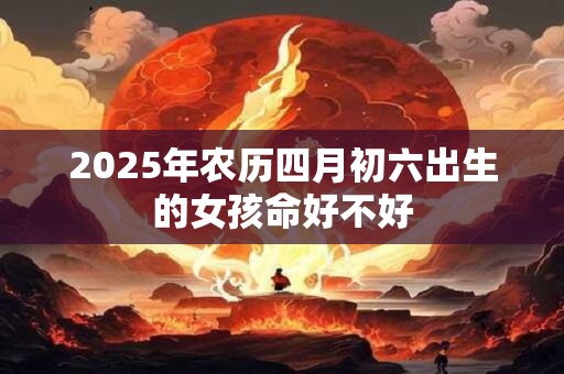 2025年农历四月初六出生的女孩命好不好