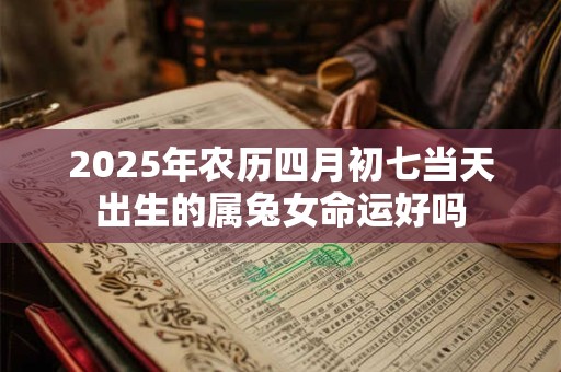 2025年农历四月初七当天出生的属兔女命运好吗 2025年农历四月初七当天出生的属兔女命运好吗