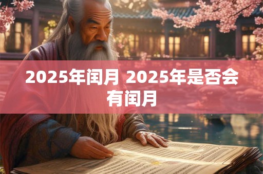2025年闰月 2025年是否会有闰月