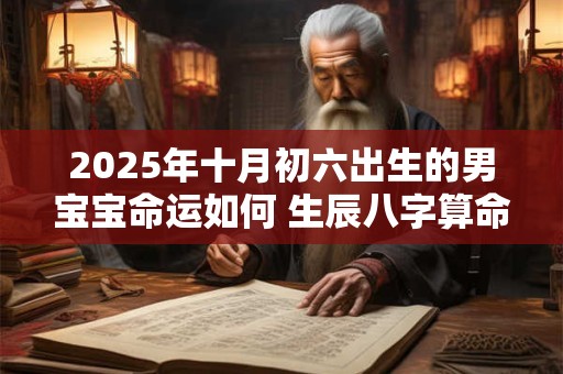 2025年十月初六出生的男宝宝命运如何 生辰八字算命