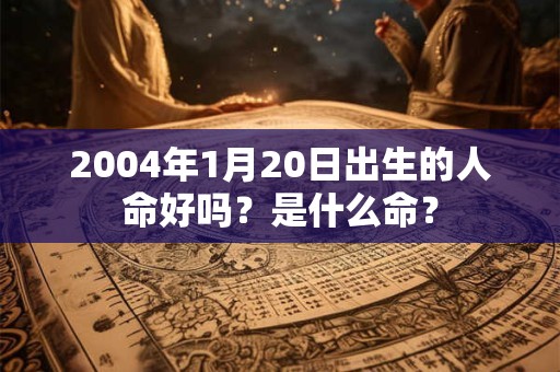 2004年1月20日出生的人命好吗？是什么命？