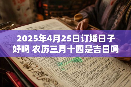 2025年4月25日订婚日子好吗 农历三月十四是吉日吗
