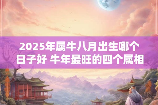 2025年属牛八月出生哪个日子好 牛年最旺的四个属相