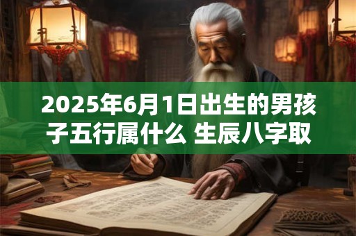 2025年6月1日出生的男孩子五行属什么 生辰八字取名