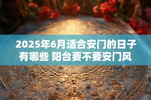 2025年6月适合安门的日子有哪些 阳台要不要安门风水