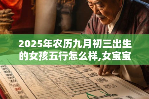 2025年农历九月初三出生的女孩五行怎么样,女宝宝名字精选
