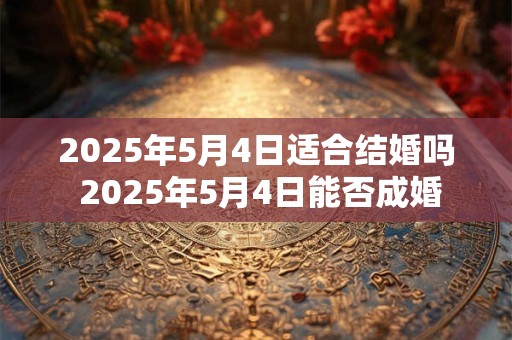 2025年5月4日适合结婚吗 2025年5月4日能否成婚
