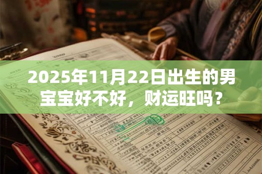 2026年11月22日出生的男宝宝好不好，财运旺吗？