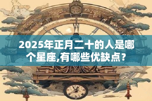 2025年正月二十的人是哪个星座,有哪些优缺点？